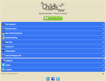 Tablet Screenshot of achildsview.net